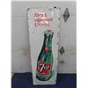 Image 1 : 7UP 'First Against Thirst' Vertical Metal Embossed Bottle