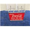 Image 1 : Coca-Cola Metal Shopping Cart Drink Holder