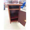 Image 4 : Solid Wood Telephone Table with Storage Cupboard