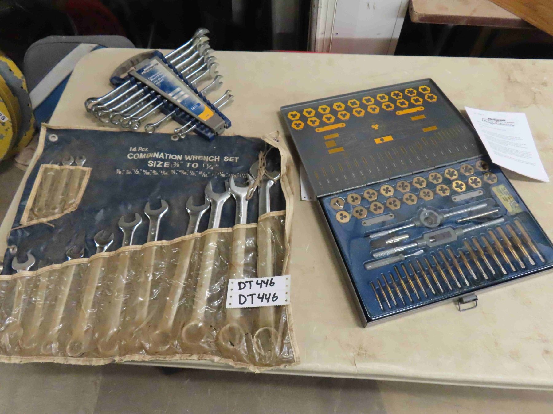 Mastercraft Maximum Tap + Die Set, 14 pcs Combination Wrench Set, 9pc ...