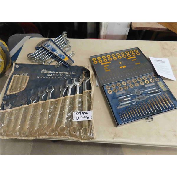Mastercraft Maximum Tap + Die Set, 14 pcs Combination Wrench Set, 9pc ...