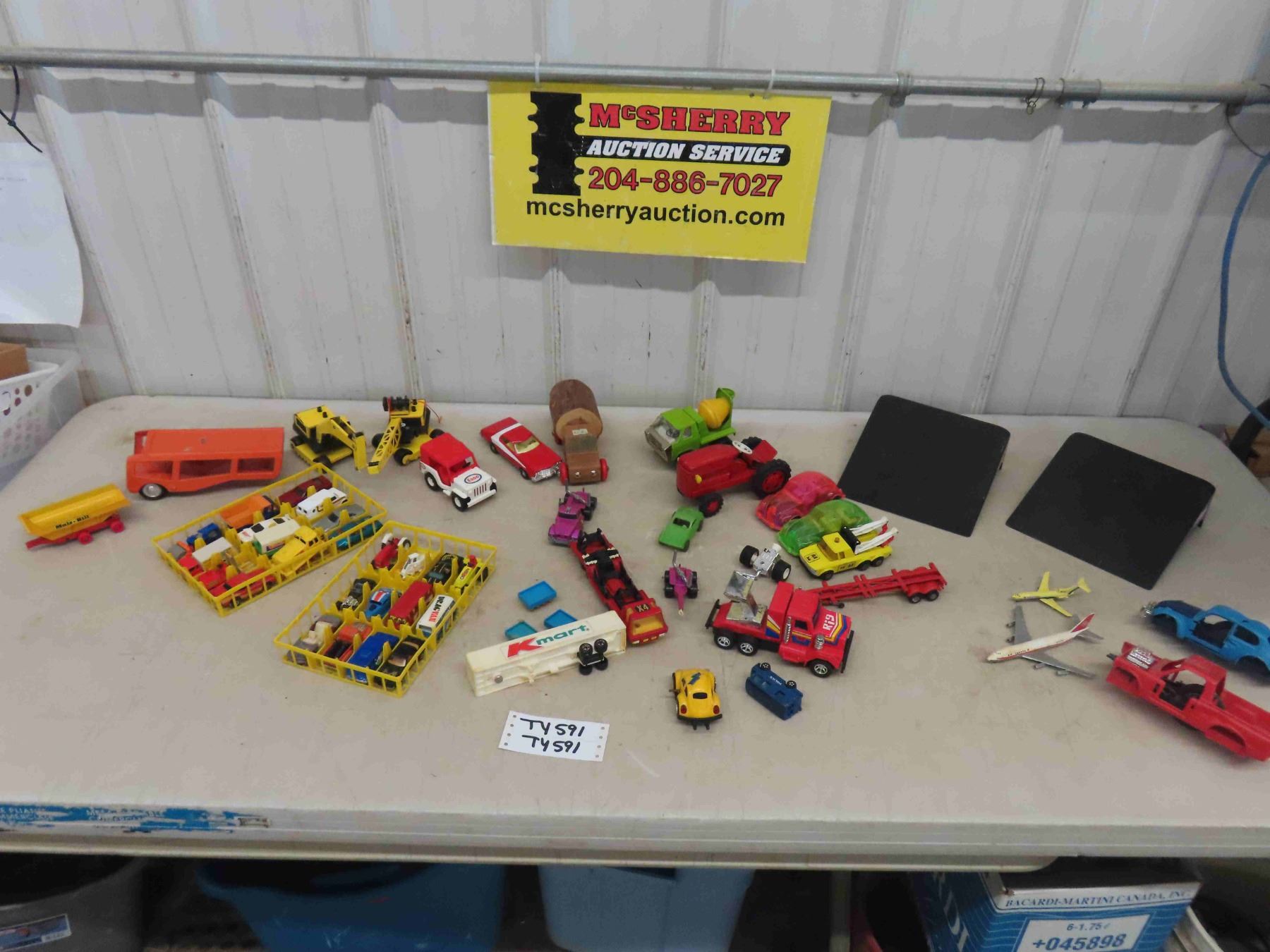 Assorted Toy Cars, Trucks, Planes, Metal Cranes, SSP Racers, Hot Wheels ...