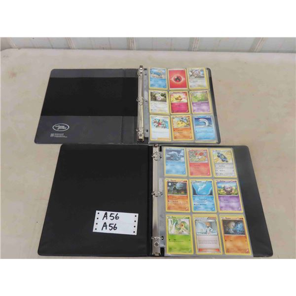 2 Binders with 60 Pokémon Cards Each - 120 Cards Total