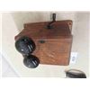 Image 6 : Vintage Candle Stick Phone , Antique Wooden Wall Ringer Box