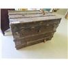 Image 1 : Vintage Travel Trunk with Insert 21" x 22" x 34" 
