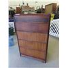 Image 1 : Nice Vintage Wooden Waterfall Style Dresser 18" x 30" x 46" 