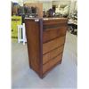Image 2 : Nice Vintage Wooden Waterfall Style Dresser 18" x 30" x 46" 