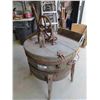 Image 2 : Antique Wooden Barrell Washing Machine 37" at its Tallest x 24" Wide