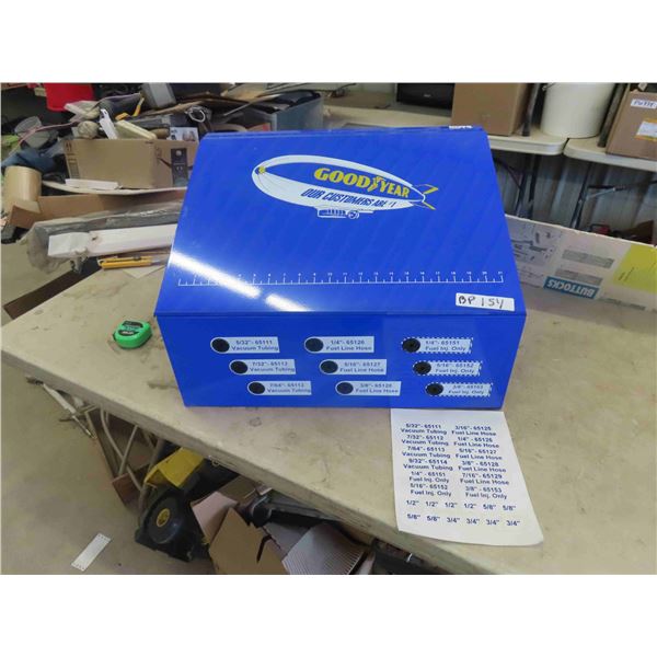 Goodyear Fuel Line Cabinet - Never Used with Marker Sticker 14.5" x 18.5" x 23" 