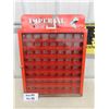 Image 1 : Imperial Brass Fittings Dealer Display Rack with Glass Door 17.5" x 23" - Dated 1953