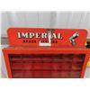 Image 2 : Imperial Brass Fittings Dealer Display Rack with Glass Door 17.5" x 23" - Dated 1953