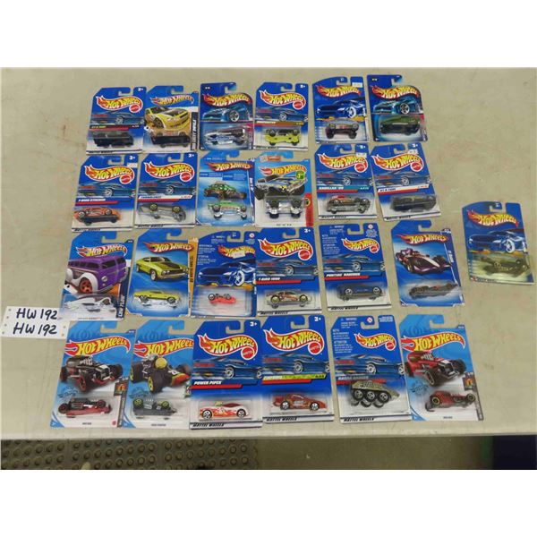 25 New in Package Hot Wheels Die Cast Cars