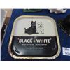 Image 3 : Black + White Scotch Whiskey Tray, Rubber? Counter Display, Scotty Dog Cast Door