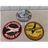 Image 1 : 3 Modern Aviation Themed Tin Signs - All 14" Wide
