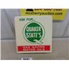 Image 1 : Quaker State Plastic Sign Face From Light Up Sign 4" x 14" x 15" 