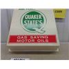 Image 5 : Quaker State Plastic Sign Face From Light Up Sign 4" x 14" x 15" 