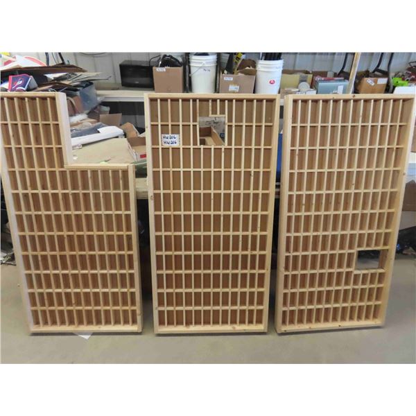 3 Custom Built Hot Wheels Display Boards - 2 are 24" x 48" + 24" x 48" with Cut Out