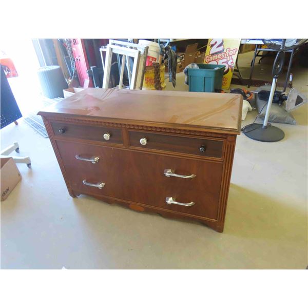 4 Drawer Wooden Dresser - Auto Themed Handles 21" x 28"x 46" 