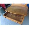 Image 4 : Vintage Kitchen Wash Stand with Harp - Oak with Modern Knobs, 19" x 30"x 49"