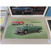 Image 3 : 4 Chevrolet Pick UP Cardboard Dealer Display Advertising Signs ; 1981, 1982, 1984