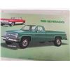 Image 6 : 4 Chevrolet Pick UP Cardboard Dealer Display Advertising Signs ; 1981, 1982, 1984