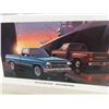 Image 7 : 4 Chevrolet Pick UP Cardboard Dealer Display Advertising Signs ; 1981, 1982, 1984
