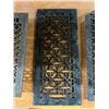 Image 3 : 3 Cast Vintage Heat Register Grates - Biggest 13" x 16" 