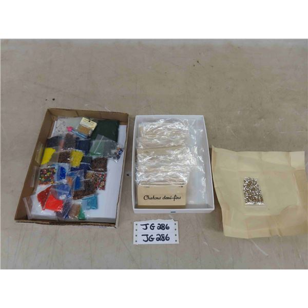 20 Vintage Packages of Chaton Demi-Fins Rhinestones #10 Made in France - Great