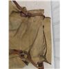 Image 2 : Vintage ' Woods' Canvas Backpack with Leather Straps