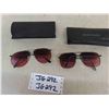 Image 5 : 2 Pairs of Serengeti Sunglasses - Arm has Corning Optics & Numbers Listed;