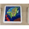Image 5 : 7 Artistic Ceramic Tiles with Cork Backing 4" x 4" 