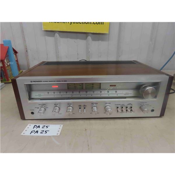 Pioneer Model SX650 Stereo Receiver - Power Up , Customer States Works Well