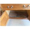 Image 4 : Small Solid Wood (oak) 2 Drawer 2 Door Cupboard / End Table 15" x 26" x 28" 
