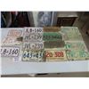 Image 1 : 15 Assorted License Plates ; Ontario, Saskatchewan, Yukon - 1960's + Up