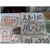 Image 4 : 15 Assorted License Plates ; Ontario, Saskatchewan, Yukon - 1960's + Up