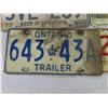 Image 7 : 15 Assorted License Plates ; Ontario, Saskatchewan, Yukon - 1960's + Up