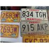 Image 4 : 15 Assorted Manitoba License Plates & 3 Bronze Plate Tags - 1950's + Up, a few