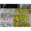 Image 4 : 16 Various License Plates ; BC, Alberta, Nova Scotia & 2 Very Old Faded Manitoba