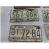 Image 6 : 16 Various License Plates ; BC, Alberta, Nova Scotia & 2 Very Old Faded Manitoba
