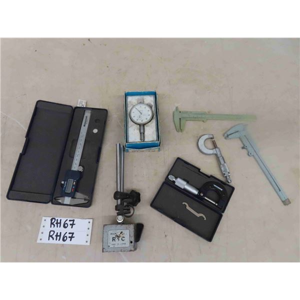 Assorted Measuring Tools ; Calipers, Mastercraft, Teclock