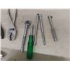 Image 3 : 1/4" Drive Sockets, Ratchets, Extensions - lots of Craftsman, with Assorted Pliers