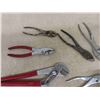 Image 4 : 1/4" Drive Sockets, Ratchets, Extensions - lots of Craftsman, with Assorted Pliers
