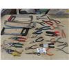 Image 1 : Large Selection of Pliers, Snips, Hacksaws, Wire Strippers, Scissors
