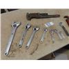 Image 6 : Heavy Duty Trimo Pipe Wrench, 2 Smaller Pipe Wrenches, 4"x to 16" Monkey/