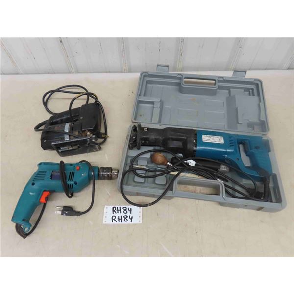 Electric Reciprocating Saw with Case, Electric Drill - 3/8" , Jig Saw
