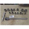 Image 1 : 3/4" Drive Craftsman Ratchet, Extension, Sockets 1 1/16" to 2"