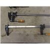 Image 2 : 2 Long Clamps 33", 2 Short Clamps 17", 2 Claw Hammers + Hatchet