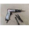 Image 7 : Air Chisel with Bits, 3/8" Drive Air Palm Impact Driver, 3/8" Air Drill Air Blower