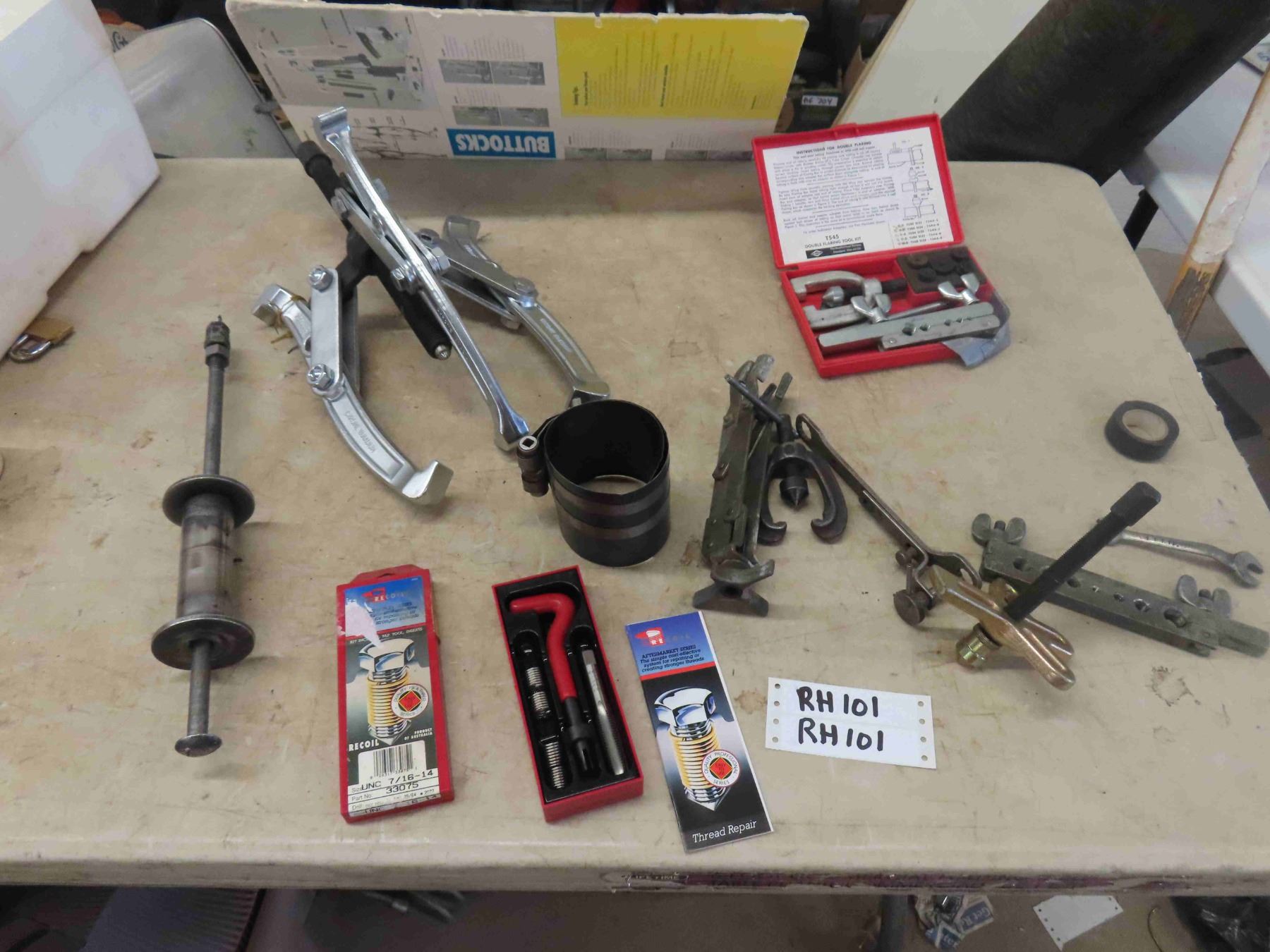 Large 200mm Gear Puller, Double Flaring Tool, Small Pullers, Bolt ...