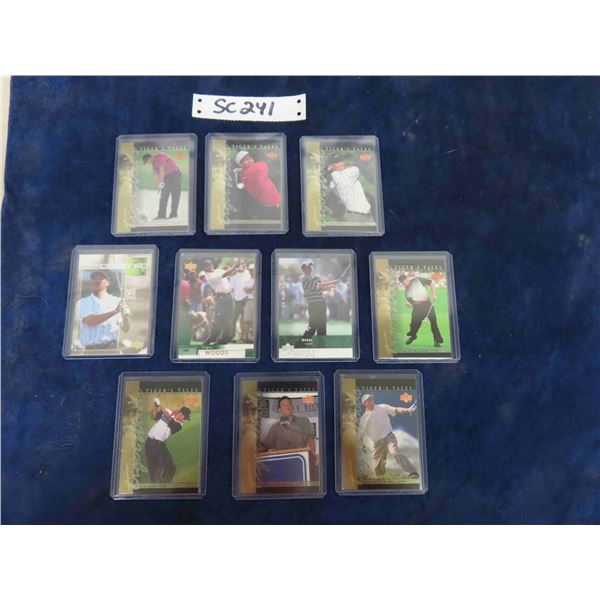 Tiger Woods 10 Cards 